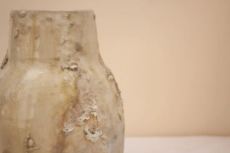 Melpomene - Rugged Stoneware Vase — 5