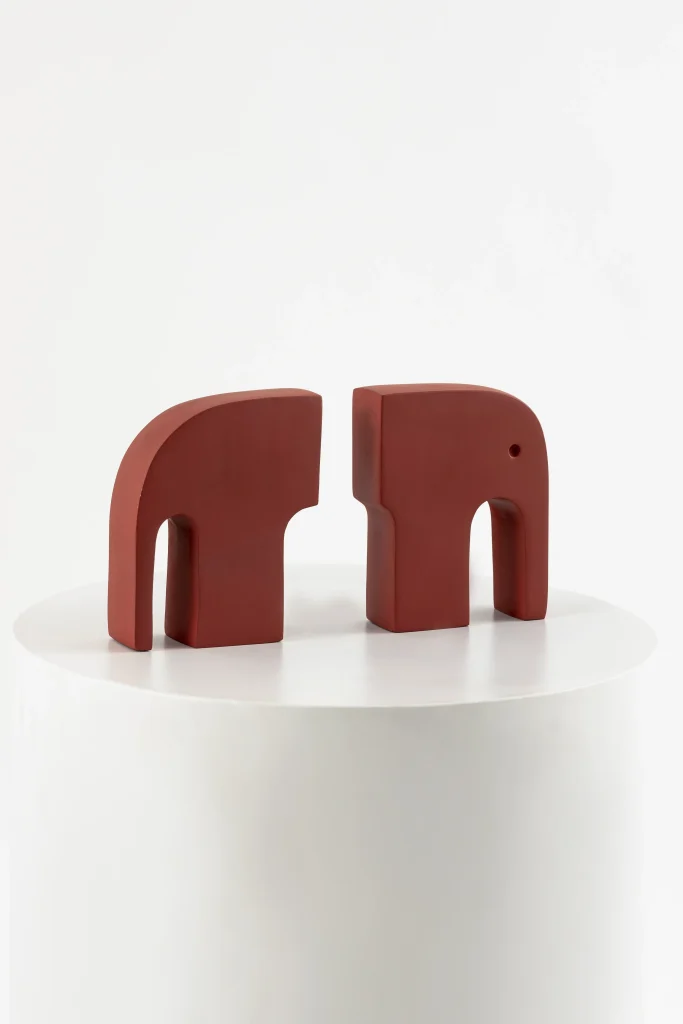 Jumbo - Aluminum Elephant Bookend — 9