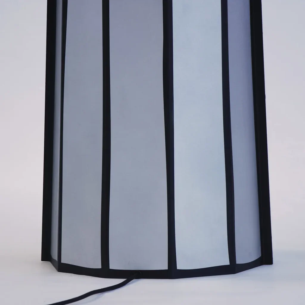 Hex Floor Lamp in Aluminum — 4