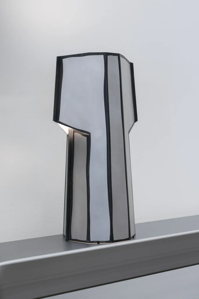 Hex Table Lamp in Aluminum — 7