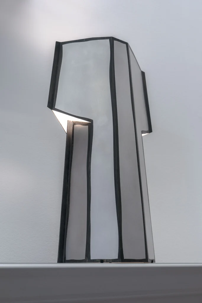 Hex Table Lamp in Aluminum — 8