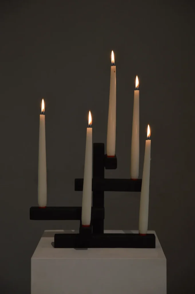 Tetris No. 5 - Wood Candle Holder — 5