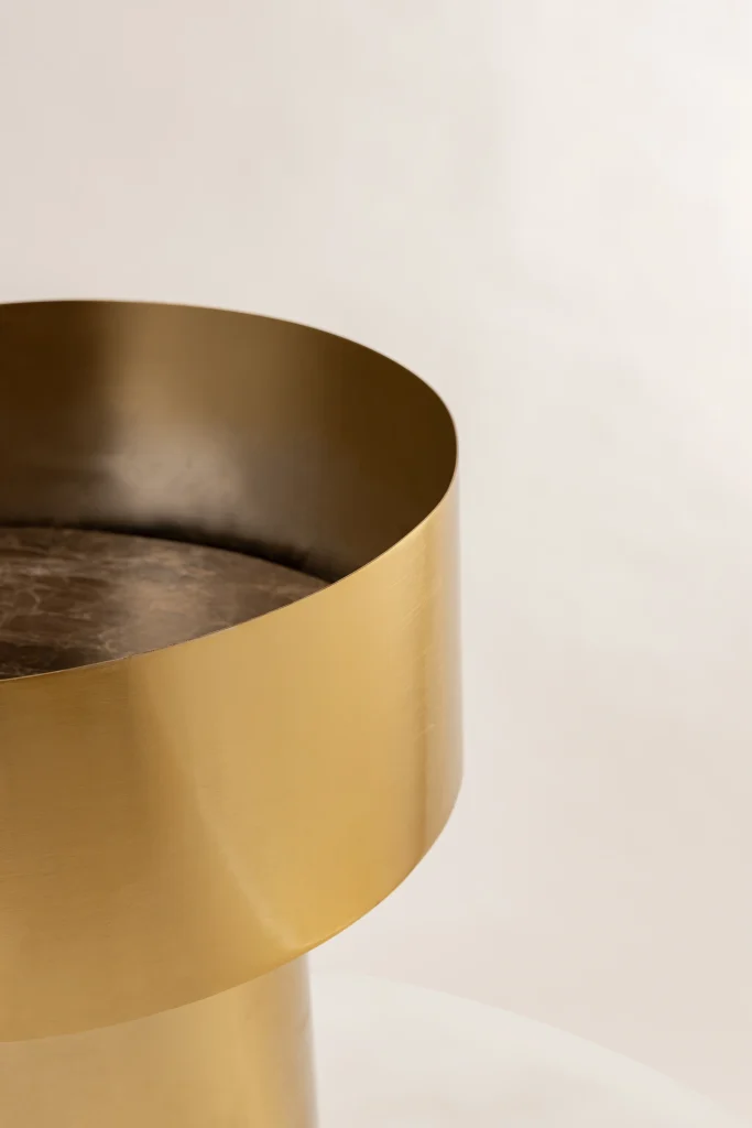 Pisa - Iron & Marble Side Table — 2