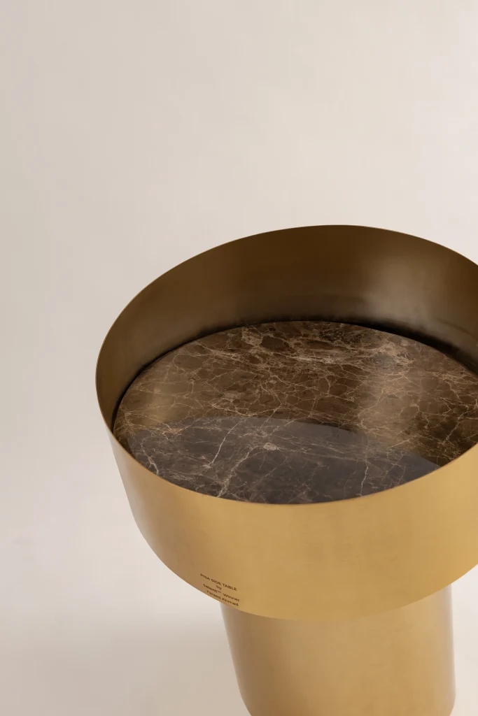 Pisa - Iron & Marble Side Table — 4