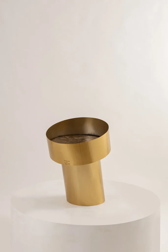 Pisa - Iron & Marble Side Table — 5