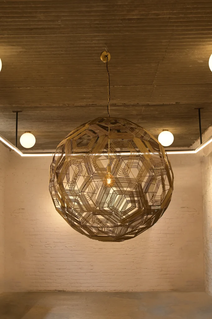 Turtle - Geometric Chandelier In Iron — 2