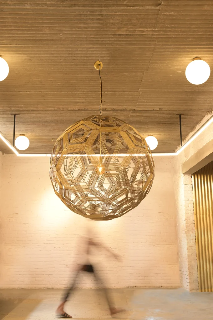 Turtle - Geometric Chandelier In Iron — 3