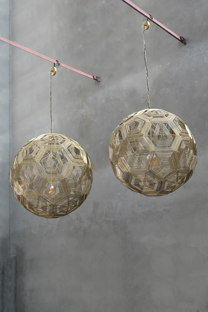 Turtle - Geometric Chandelier In Iron — 4