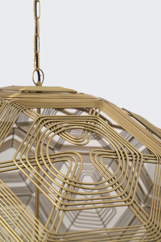 Turtle - Geometric Chandelier In Iron — 6