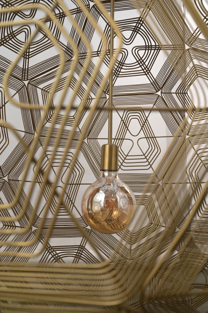 Turtle - Geometric Chandelier In Iron — 7