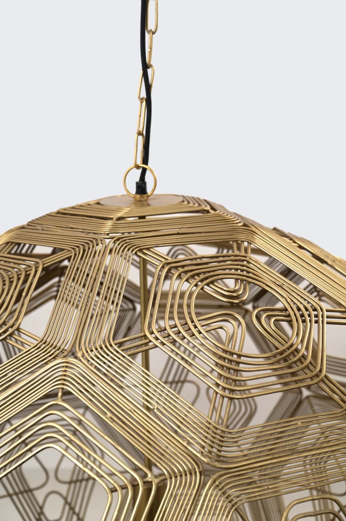 Turtle - Geometric Chandelier In Iron — 8
