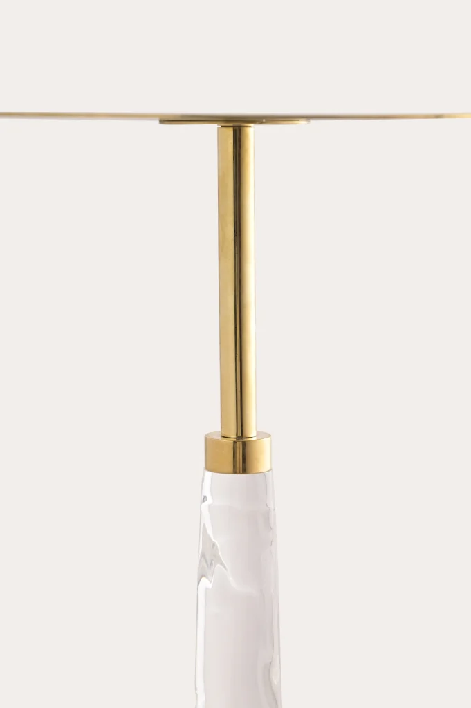 Tap - Brass & Acrylic Drink Table — 2