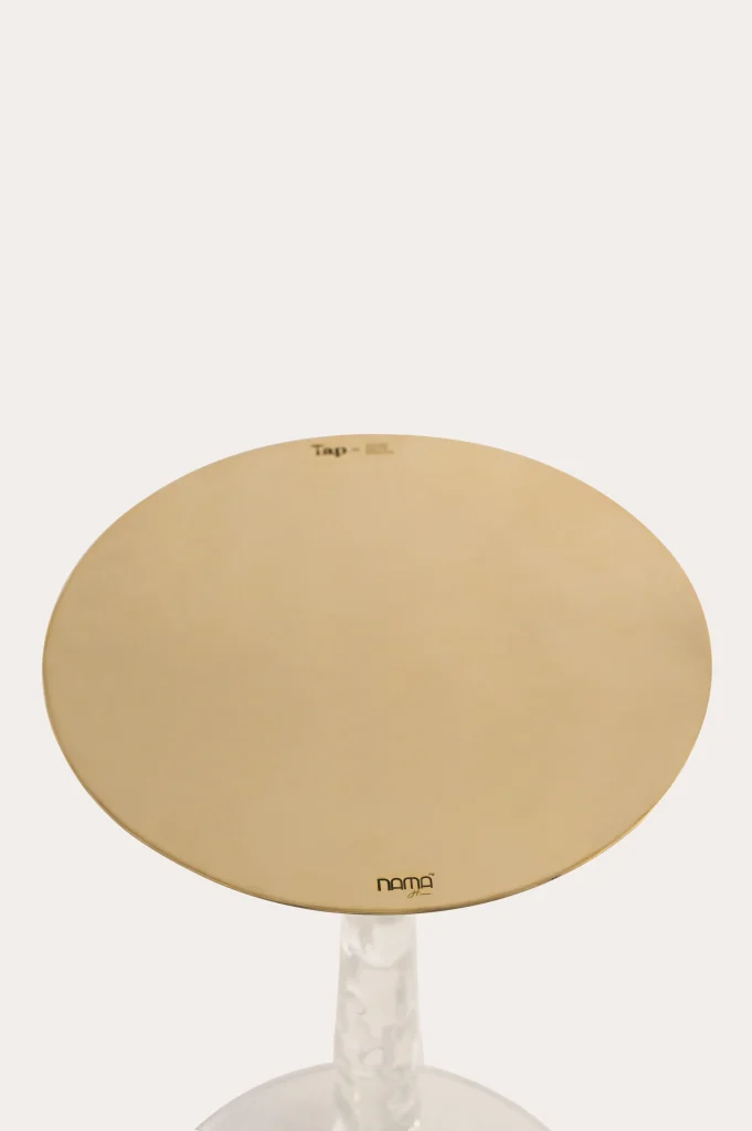 Tap - Brass & Acrylic Drink Table — 3