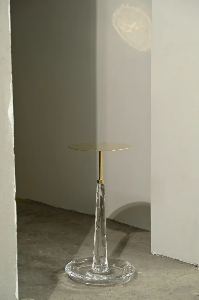 Tap - Brass & Acrylic Drink Table — 8