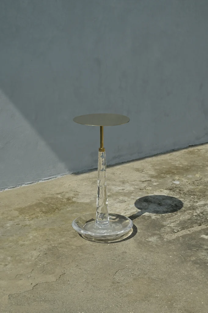 Tap - Brass & Acrylic Drink Table — 9