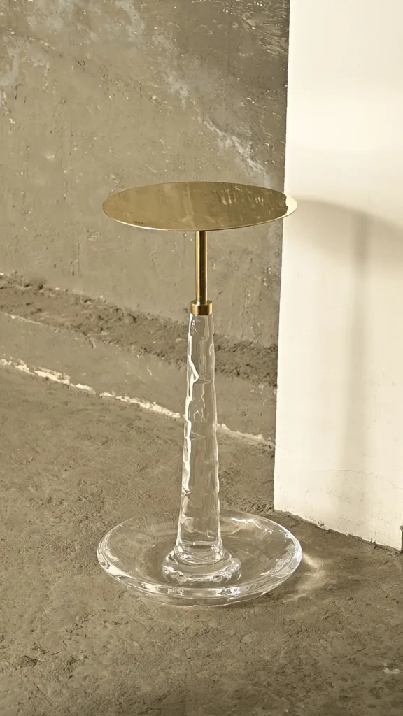 Tap - Brass & Acrylic Drink Table — 14