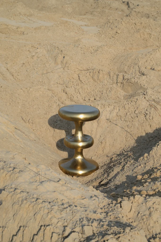 Atom - Aluminum Side Table — 3