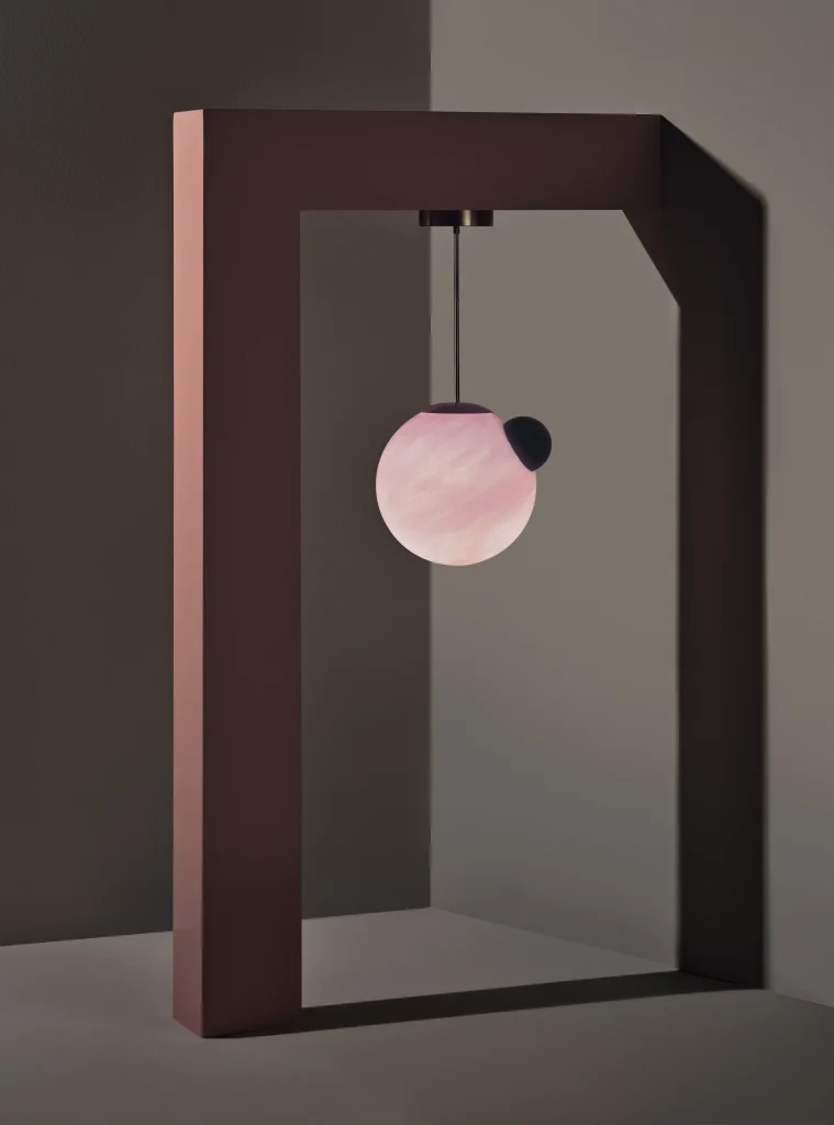 Ourania Pendant Lamp in Glass and Ceramic — 3