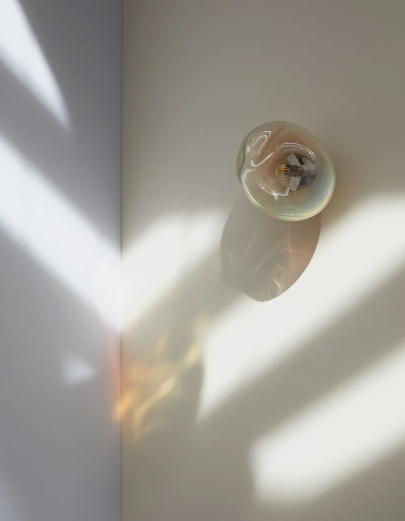 Haumea Amorph Wall Lamp - Single, Silver Smoke — 6