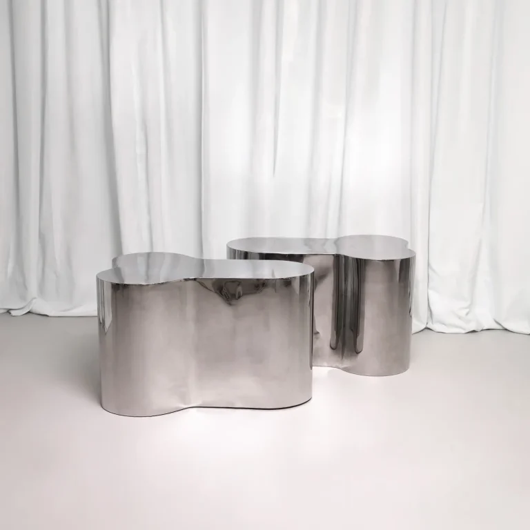 Lovedick Sst - Stainless Steel Side Table — 2