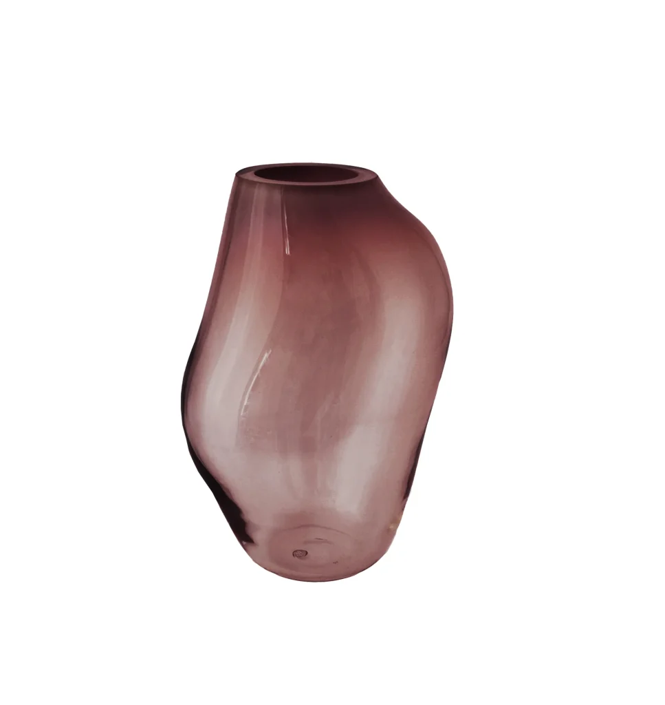 Supernova 4 Vase - Silver Smoke Red — 14