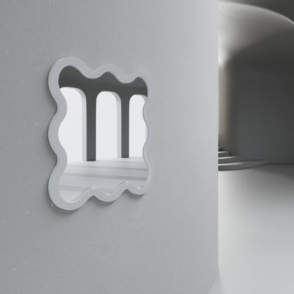 Hvyli 8 - Wavy Wall Mirror — 8