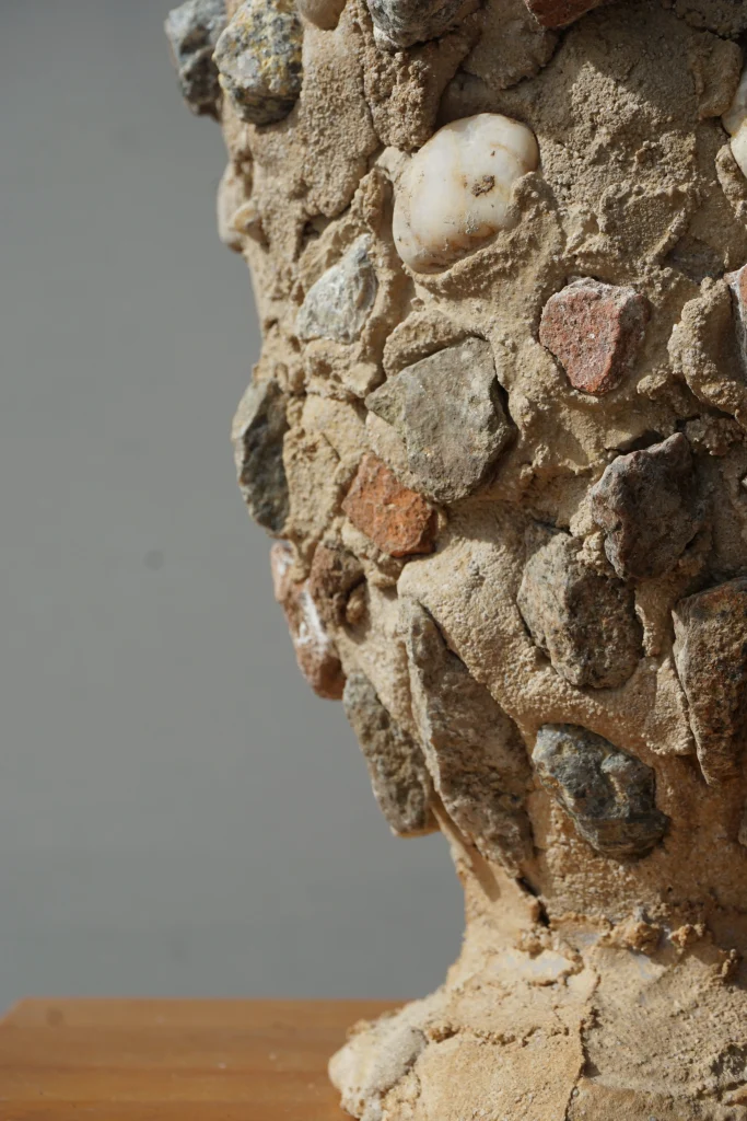 Observe, Scavenge, Reflect, Improvise, Make, Adapt - Concrete & Stone Vase — 3