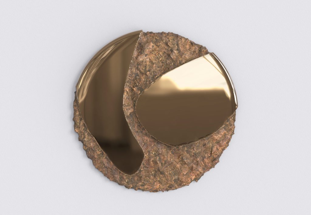 Apollo - Cast Bronze Wall Mirror — 6