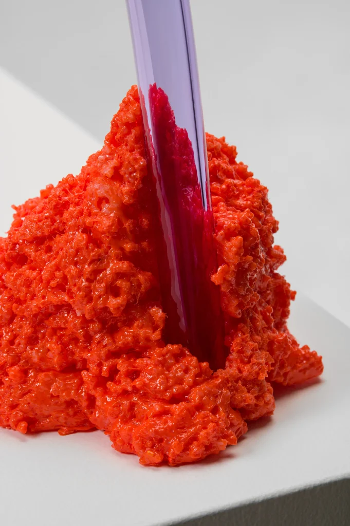 Lean Series - Recycled Plastic and Glass Vase — 2