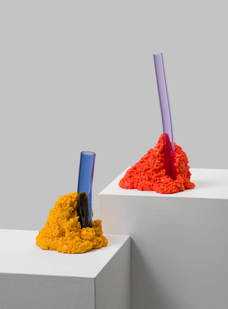 Lean Series - Recycled Plastic and Glass Vase — 3