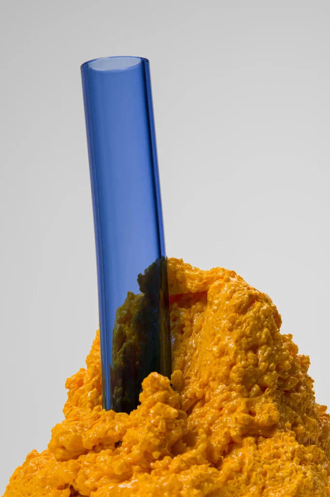 Lean Series - Recycled Plastic and Glass Vase — 2