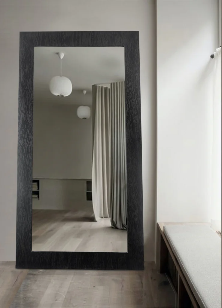 Desdemona - Black Maple Wood Large Standing Mirror — 5