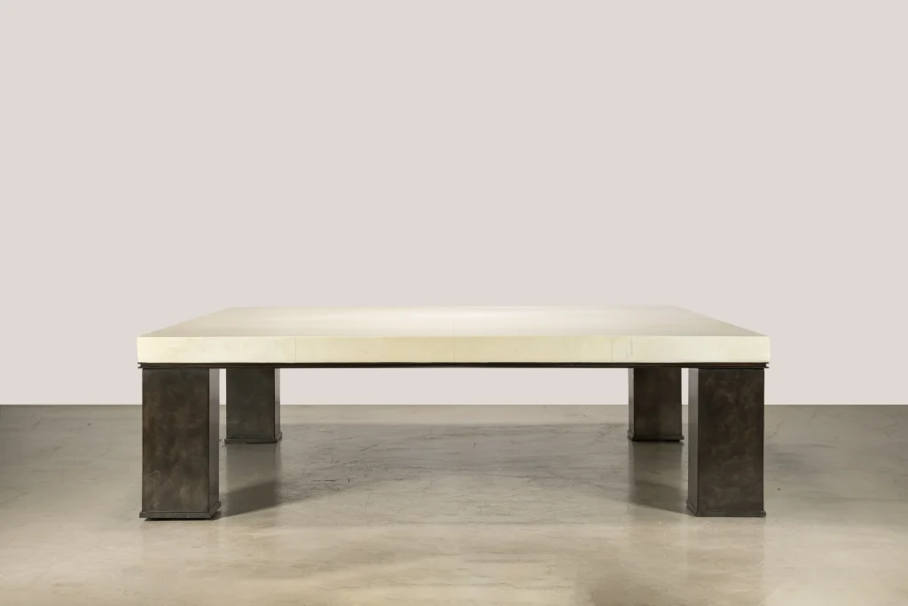 Michelangelo - Metal & Parchment Coffee Table — 3