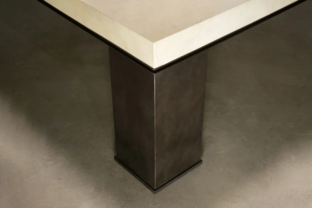 Michelangelo - Metal & Parchment Coffee Table — 7