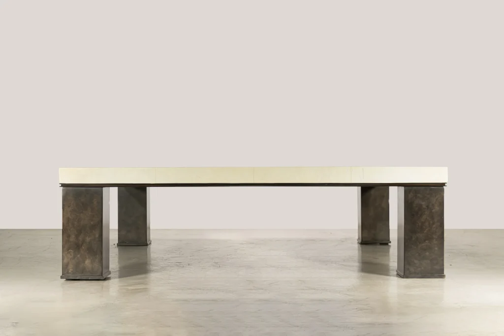 Michelangelo - Metal & Parchment Coffee Table — 9