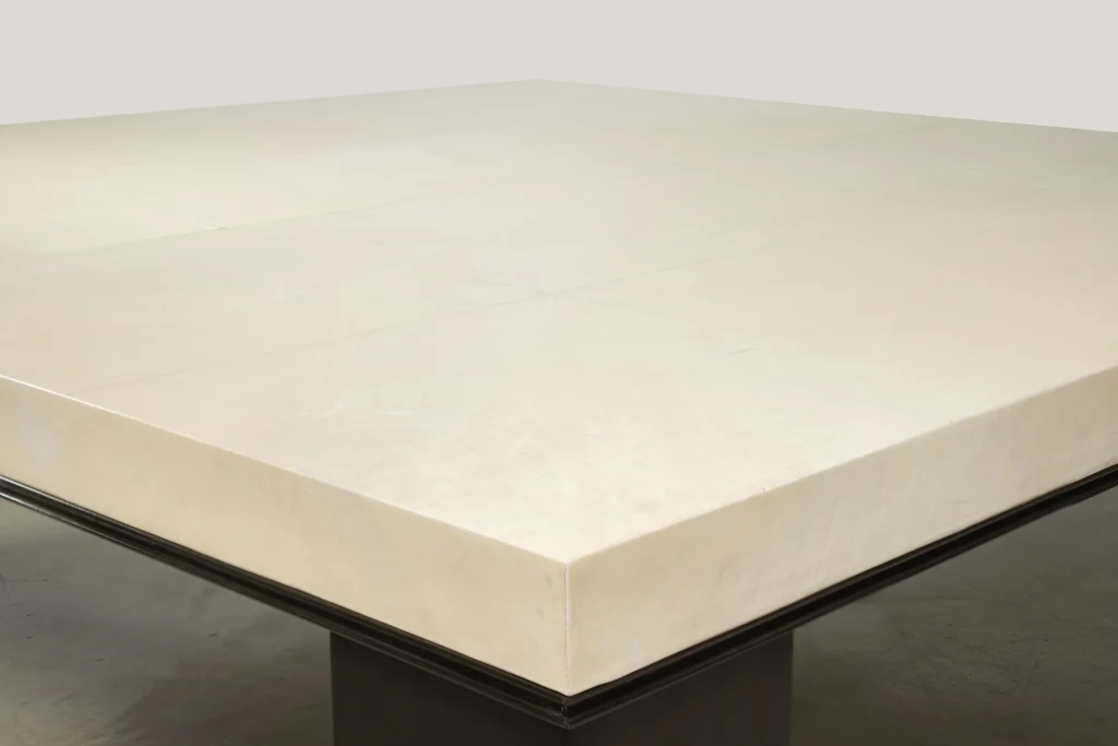 Michelangelo - Metal & Parchment Coffee Table — 10