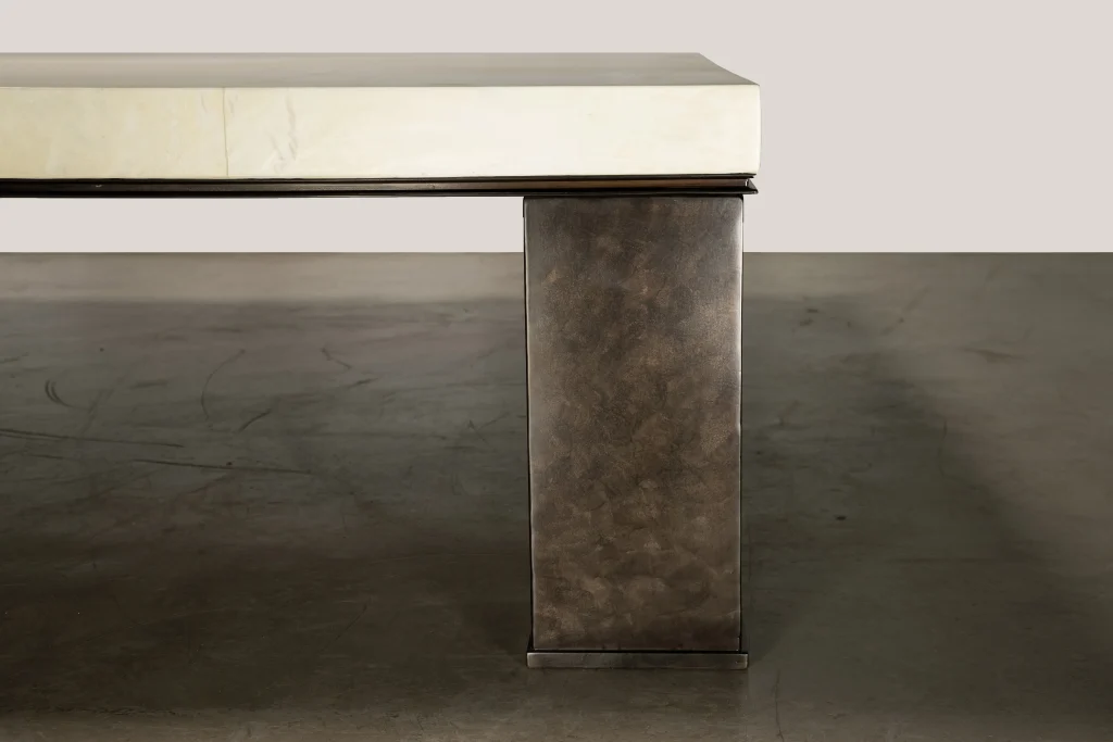 Michelangelo - Metal & Parchment Coffee Table — 11