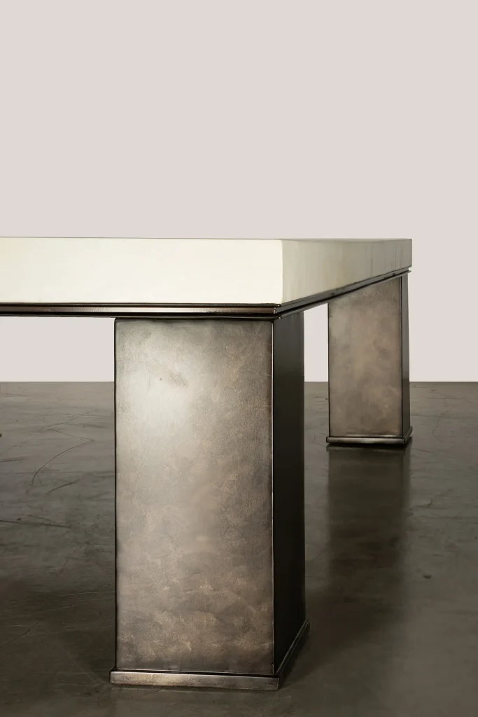 Michelangelo - Metal & Parchment Coffee Table — 13