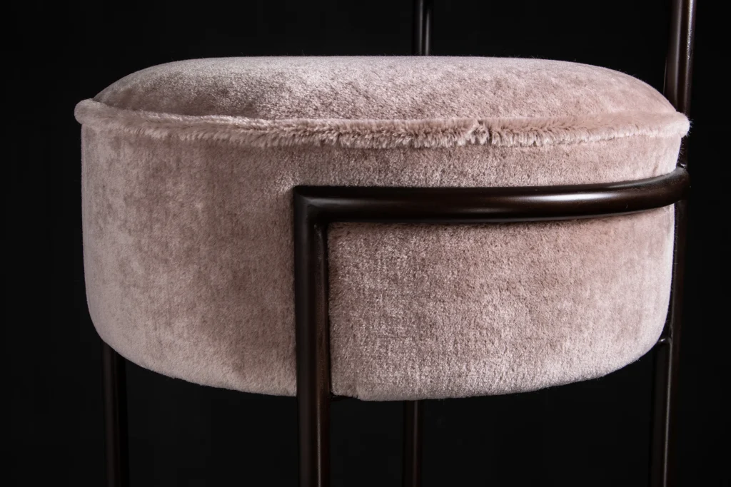 Mirabella - Modern Upholstered Round Bar Stool — 10