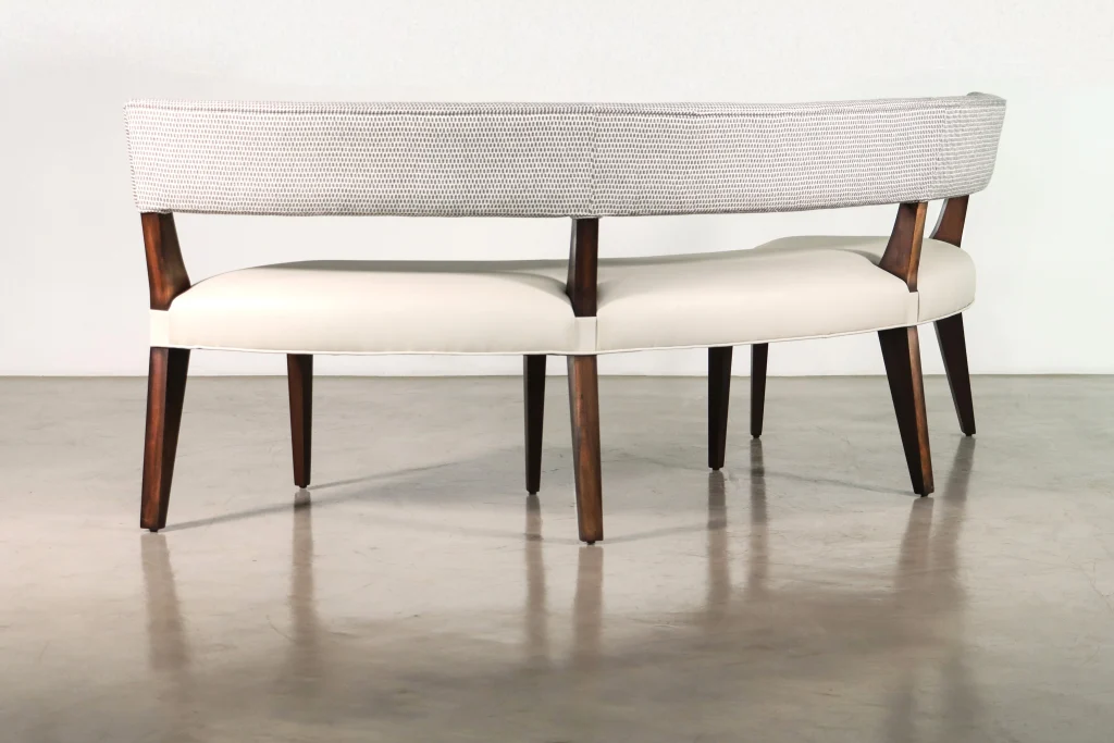Bruno - Modern Exotic Wood Booth Seating — 3