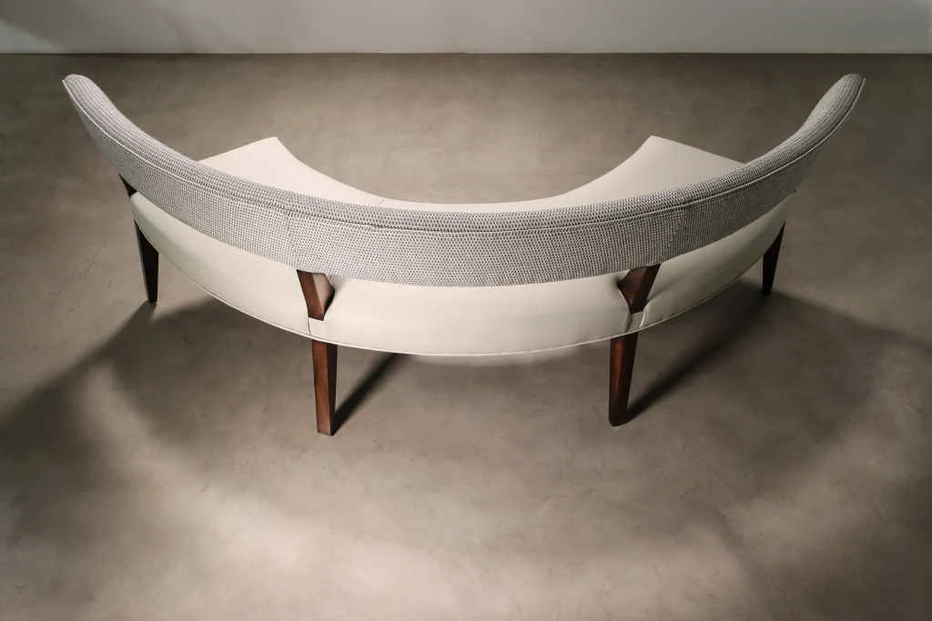 Bruno - Modern Exotic Wood Booth Seating — 7