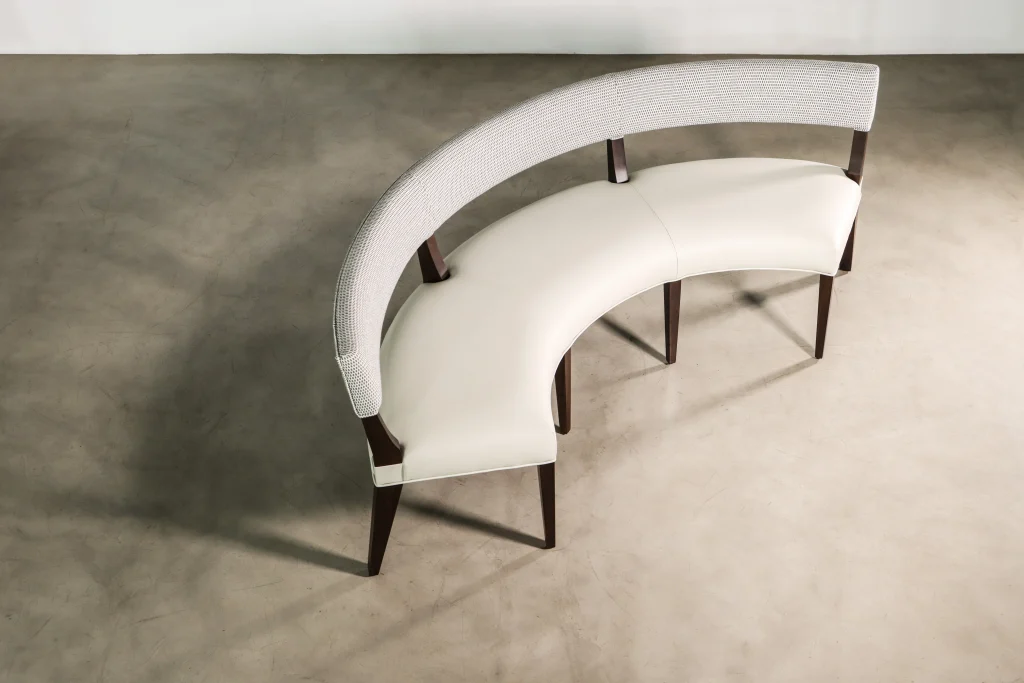 Bruno - Modern Exotic Wood Booth Seating — 9