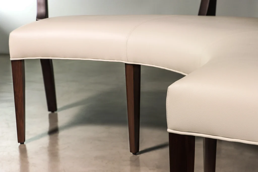 Bruno - Modern Exotic Wood Booth Seating — 10