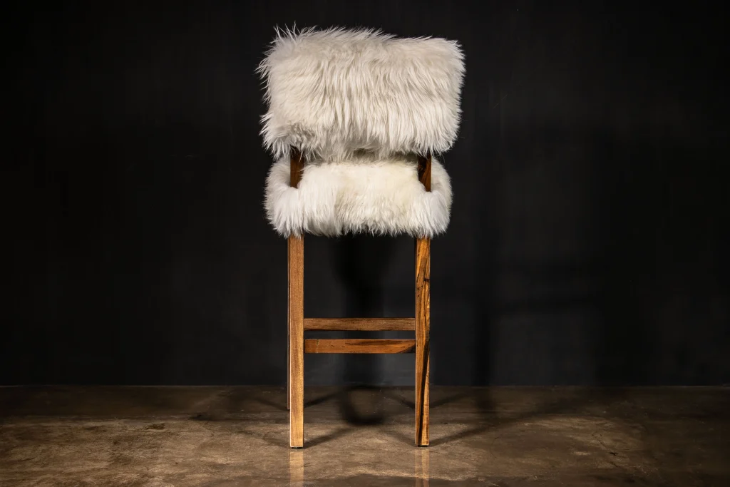 Bruno - Modern Bar Stool In Argentine Solid Wood — 6