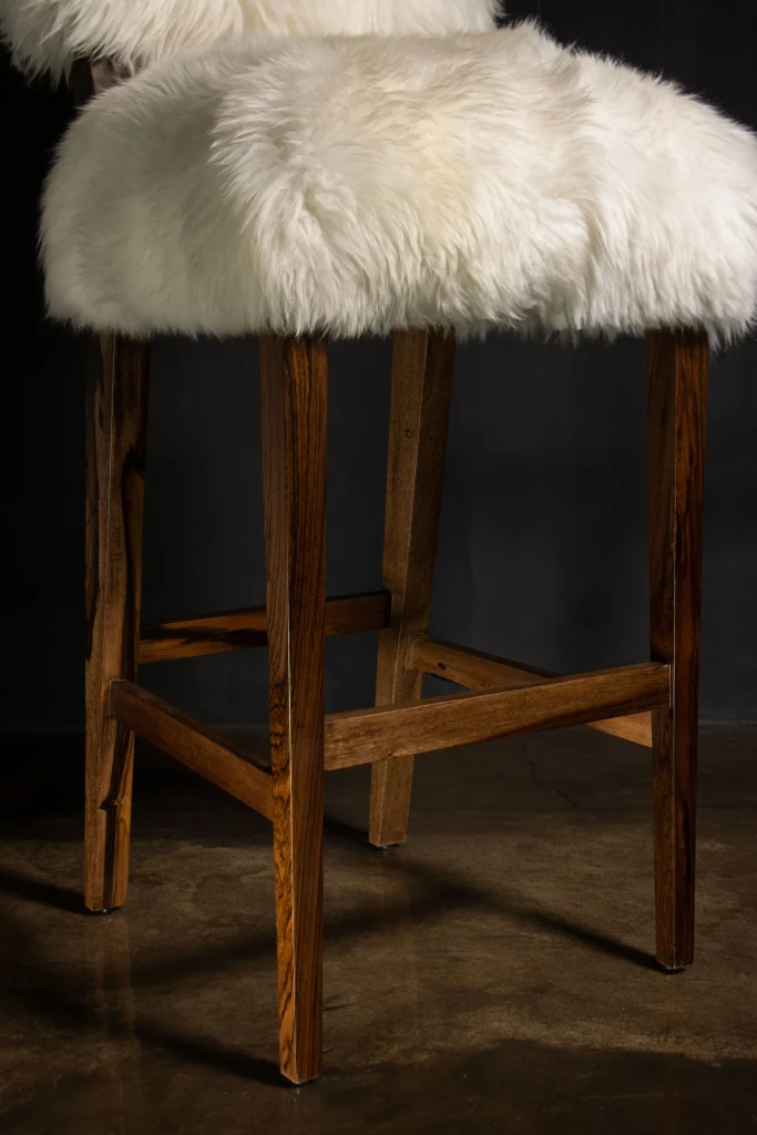 Bruno - Modern Bar Stool In Argentine Solid Wood — 8
