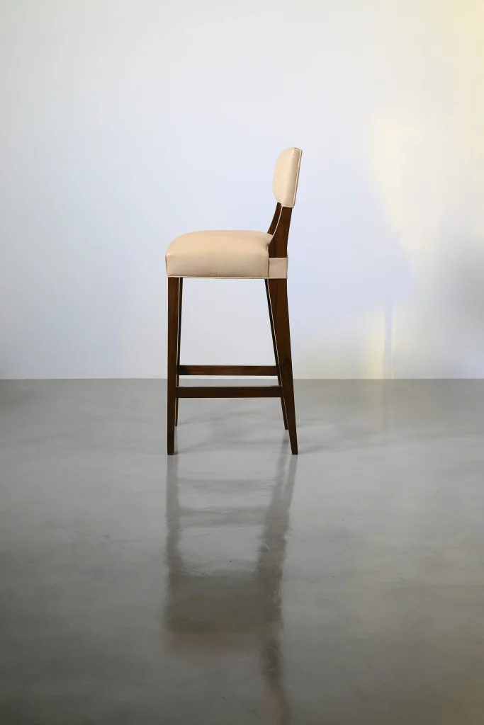 Bruno - Modern Bar Stool In Argentine Solid Wood — 12
