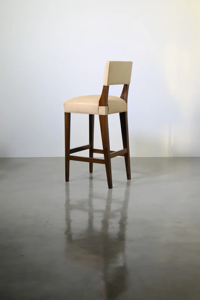 Bruno - Modern Bar Stool In Argentine Solid Wood — 14