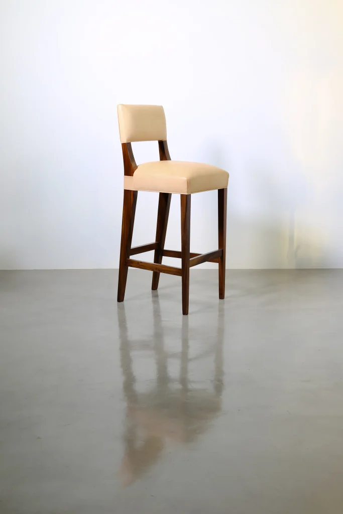 Bruno - Modern Bar Stool In Argentine Solid Wood — 15