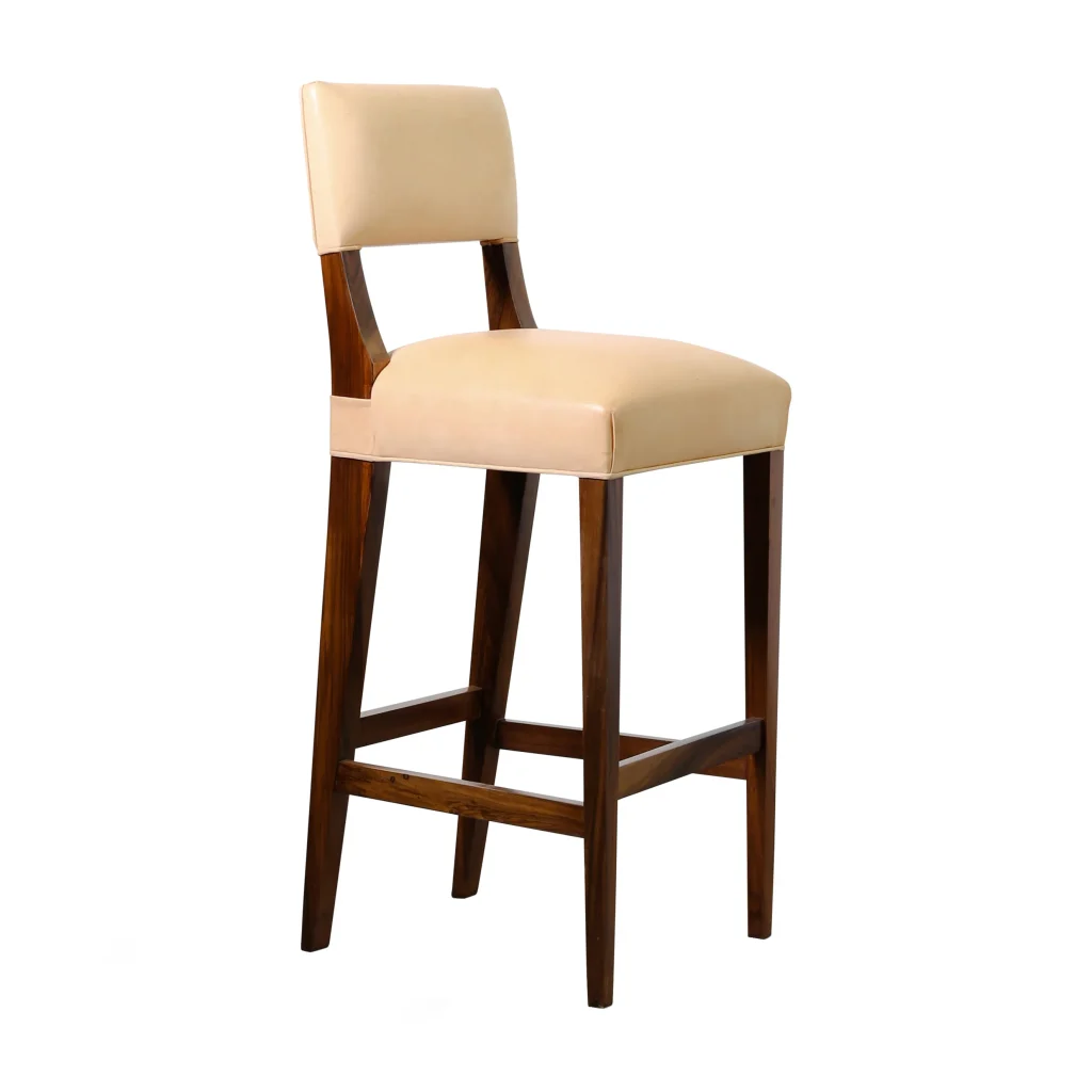 Bruno - Modern Bar Stool In Argentine Solid Wood — 16
