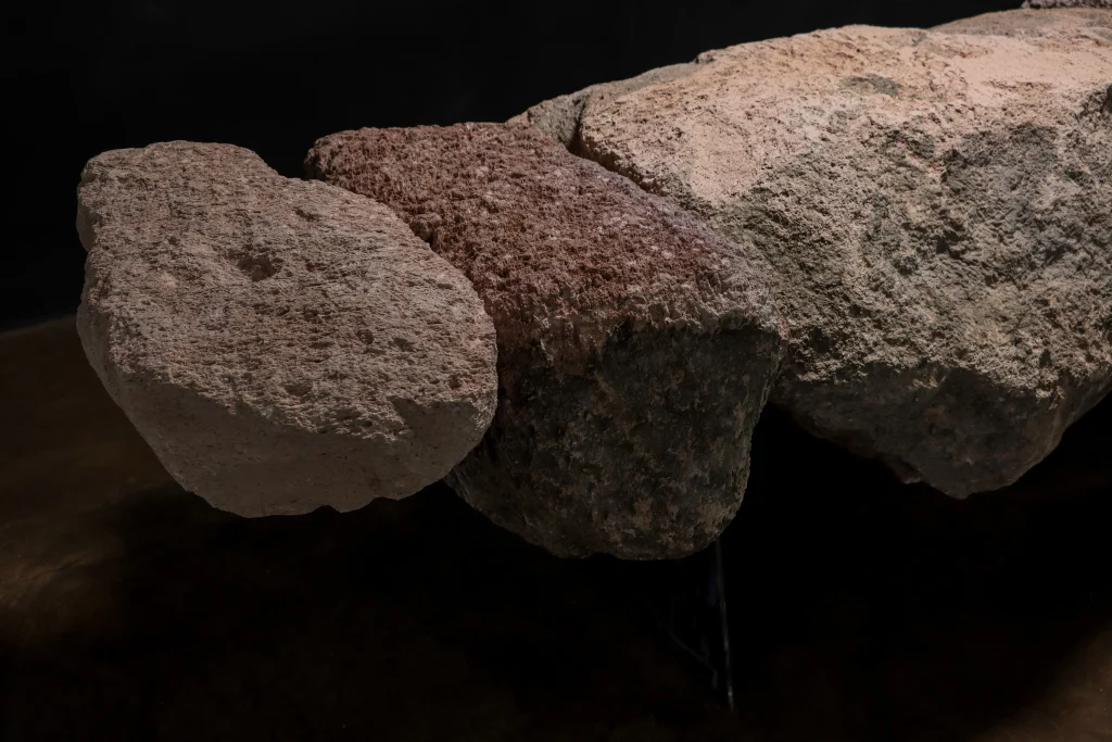 Fortezza - Sculptural Stone And Iron Functional Art Bench By William Stuart — 5